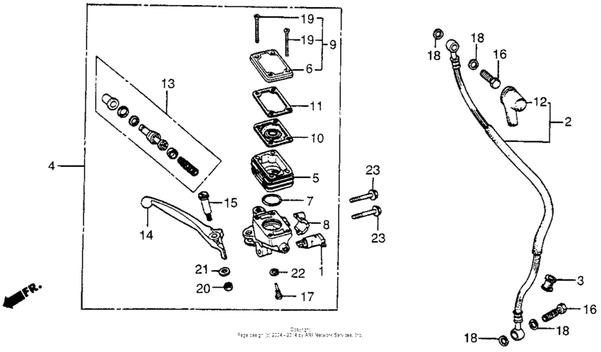 Front master cylinder ii