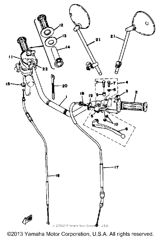 Handle wire