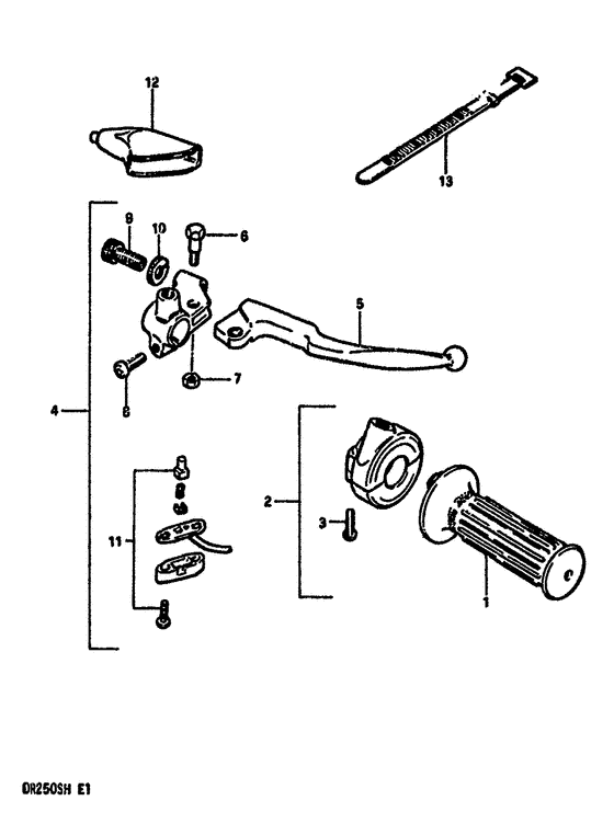 Right handle switch