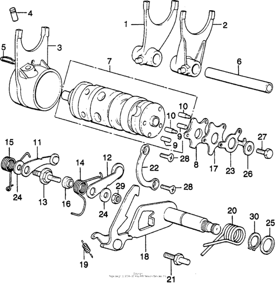 Shift fork