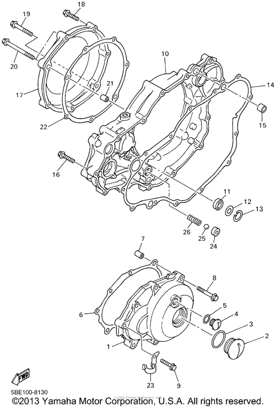 WR426FN Боковые крышки