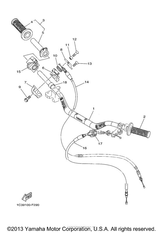 YZ250W1 Троса