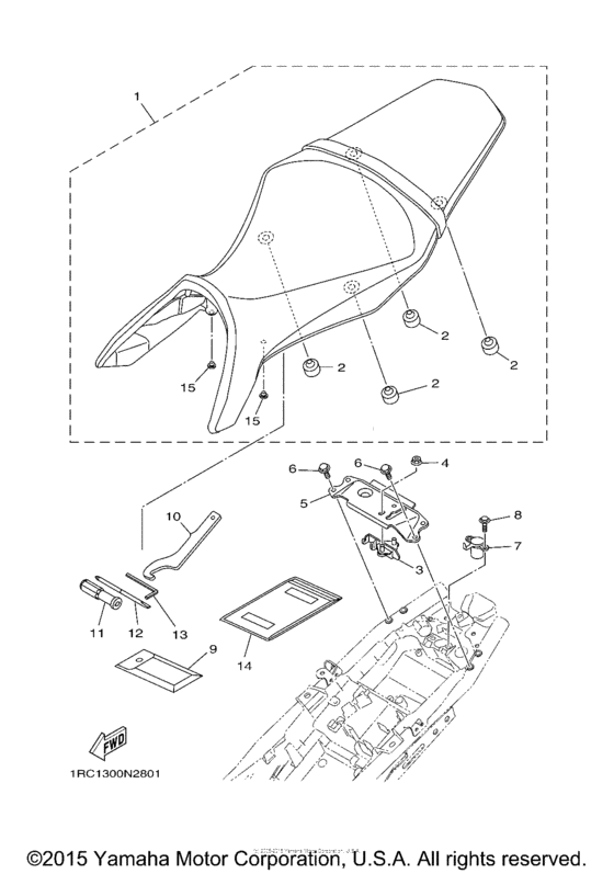 FZ09ECO Сиденье