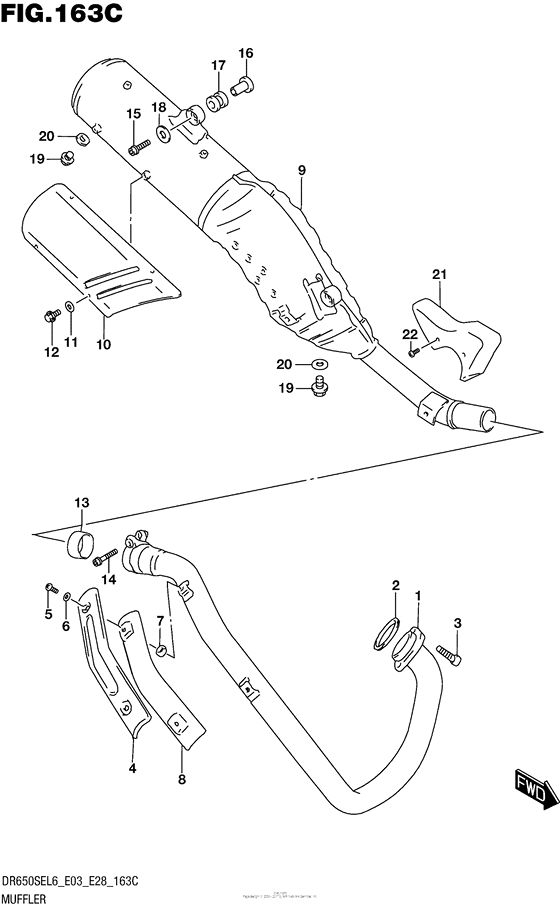 Muffler (Dr650Sel6 E33)
