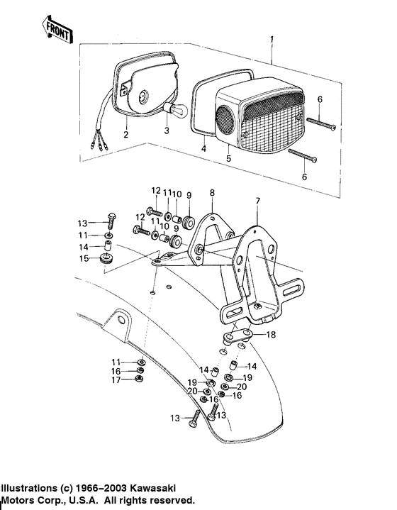 Taillight unit ass`y