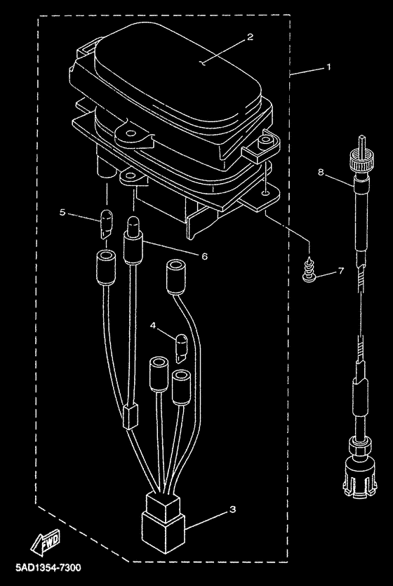 YN50 Panel de cuenta kms. y testigo