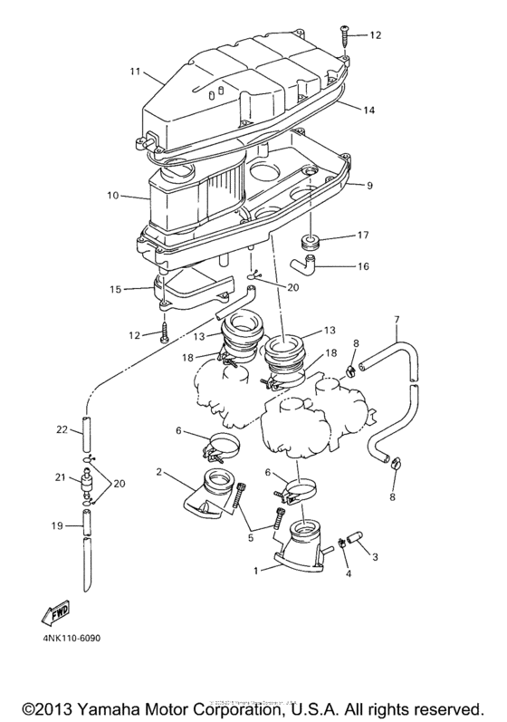 XVZ13LTM Впускная система