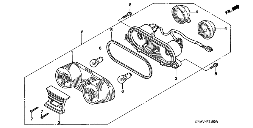 Taillight unit ass`y