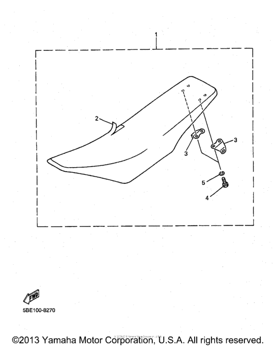 YZ400FK Сиденье
