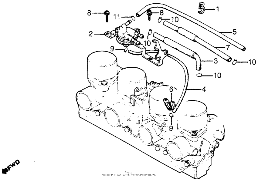 CB900 Automatic fuel valve
