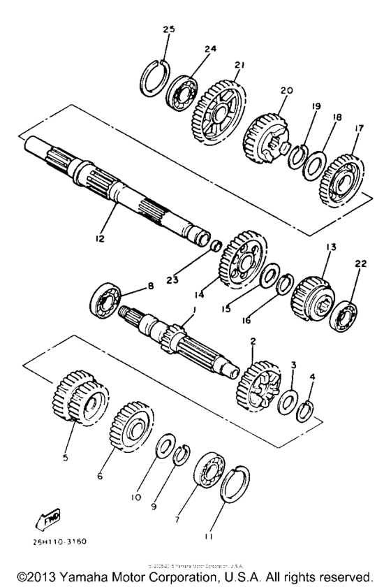 XVZ13TC Трансмиссия