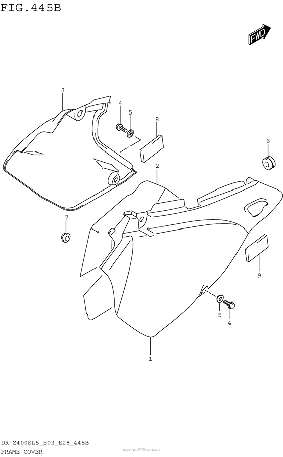Frame Cover (Dr-Z400Sl5 E28)