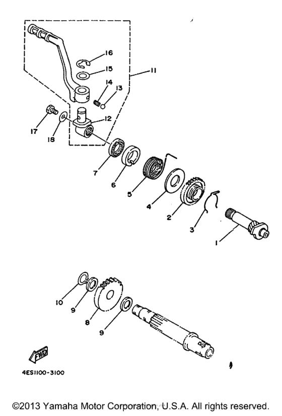 YZ80H1 Стартер