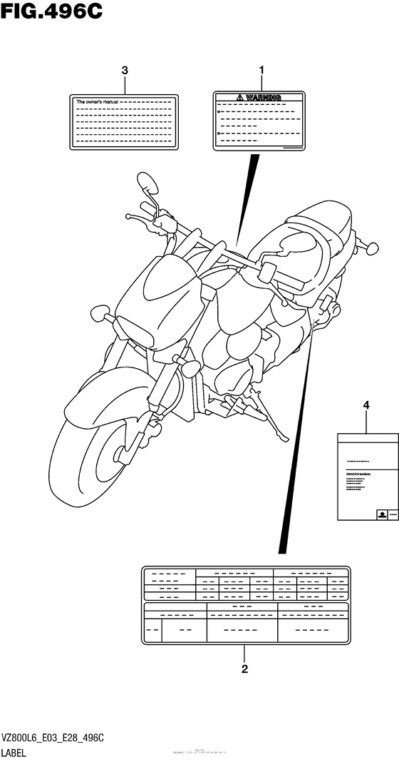 VZ800 Label (Vz800L6 E33)