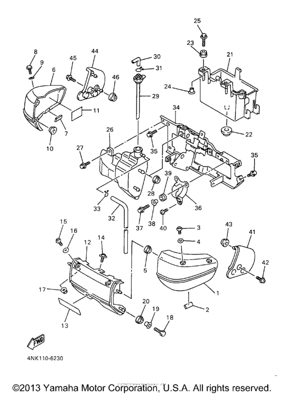 XVZ13AJ Боковые обтекатели