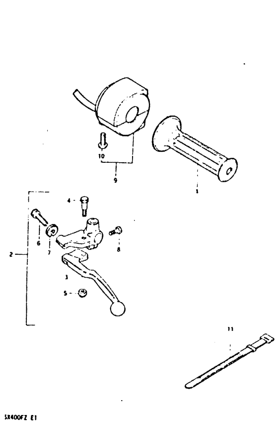 Left handle switch