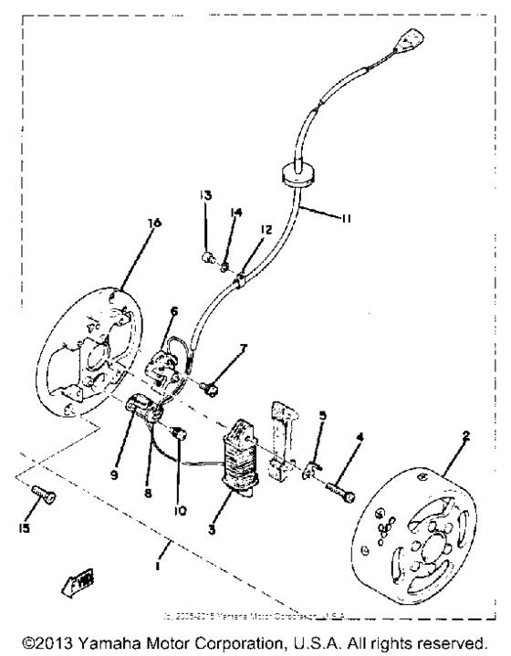 Flywheel magneto gtmxc