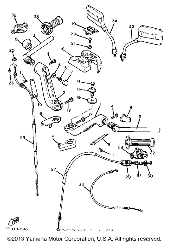 Handlebar-cable
