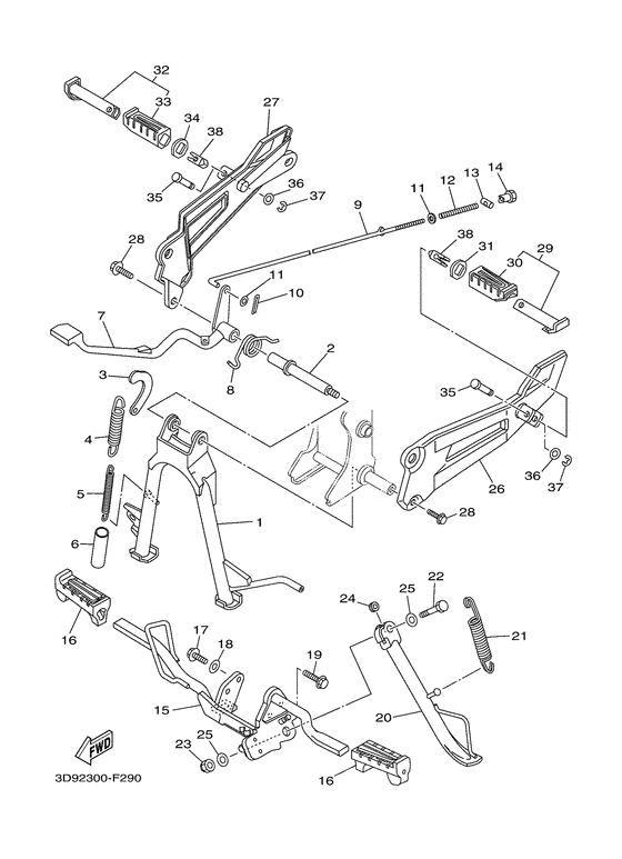 Stand & footrest
