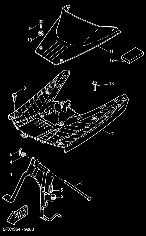 CW50RS Support repose-pieds