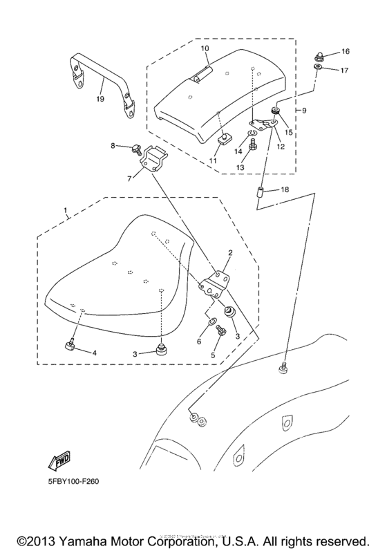 XVS650 Сиденье