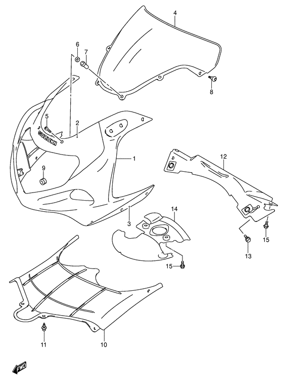 Cowling body