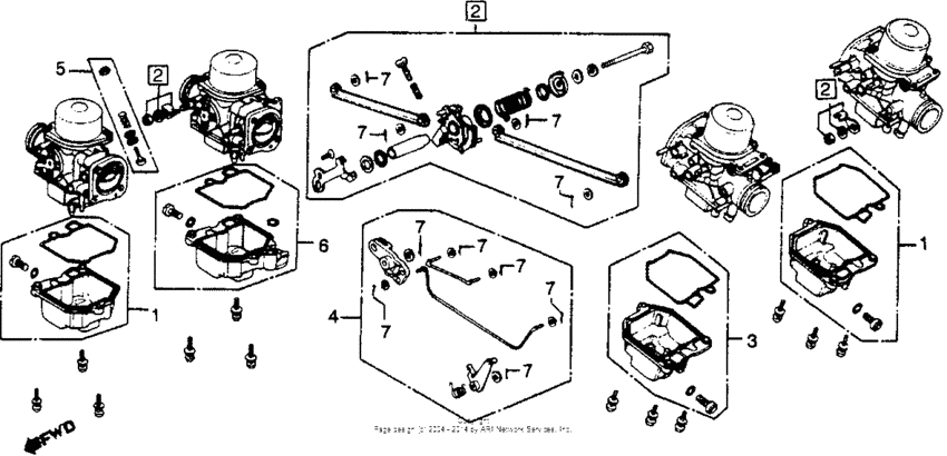 Carb. component parts 2