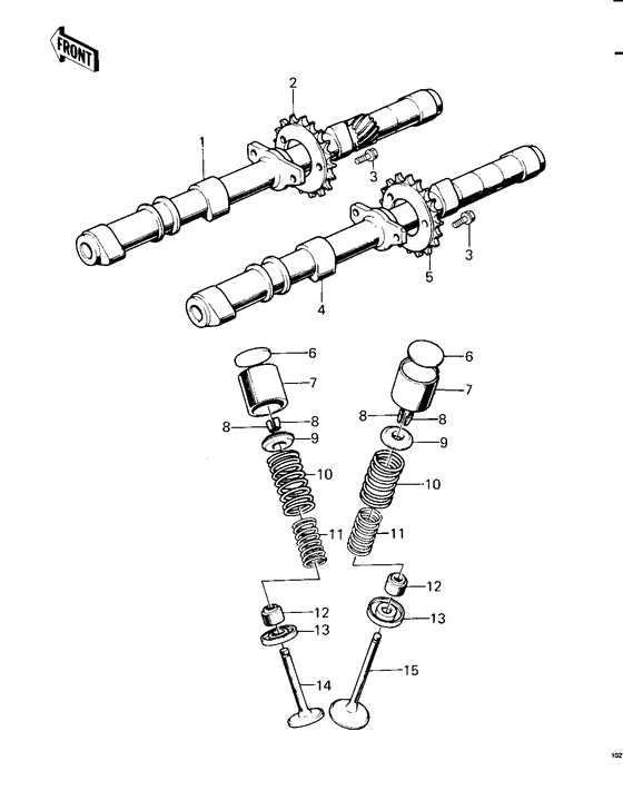 Camshafts/valves