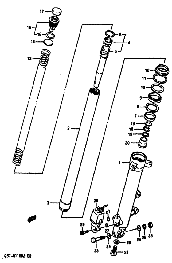 Front rh damper