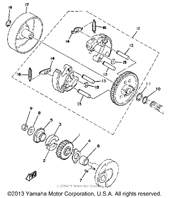 QT50 Сцепление
