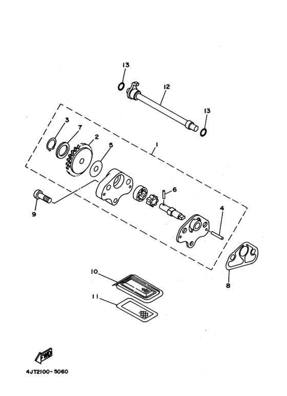 TZ125 Маслонасос