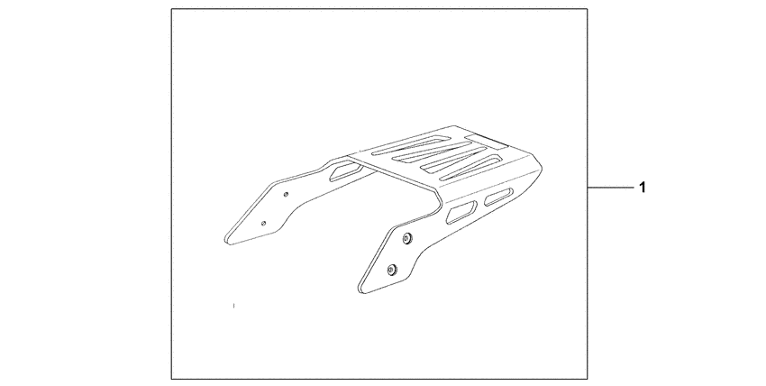 VTX1800C Rear carrier