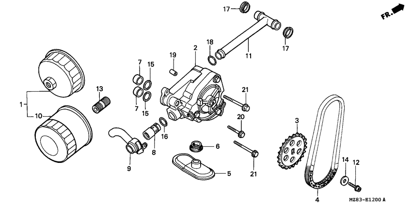 Oil filter/oil pump