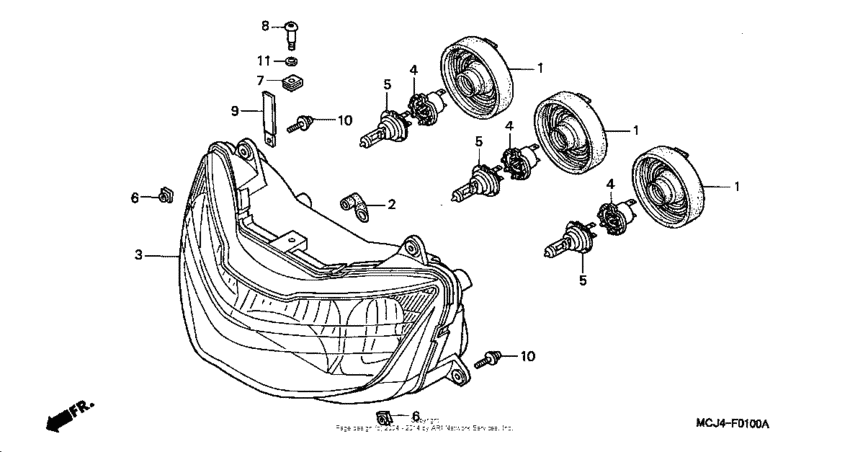 CBR900RR Headlight (1)