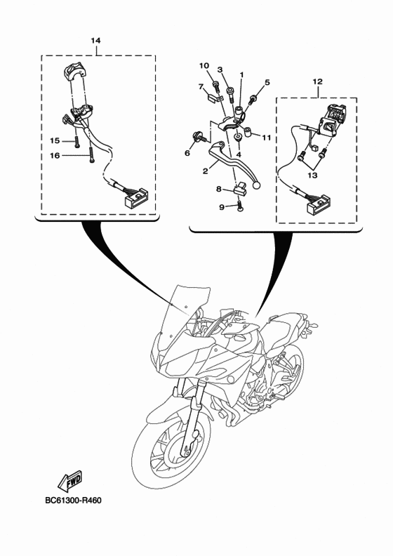 Handle switch & lever
