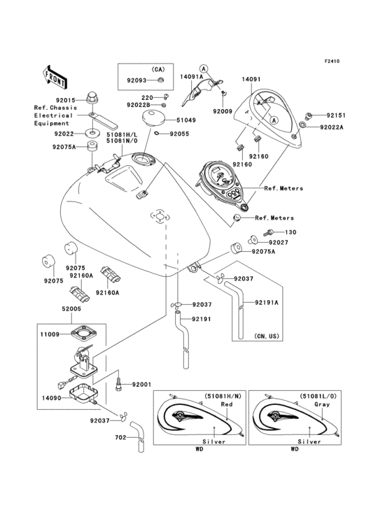 Fuel tank(1/3)(vn1500-l2)