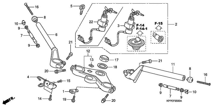 Handle pipe/top bridge