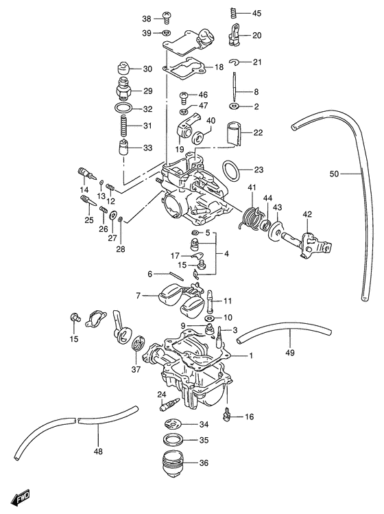 Carburetor assy