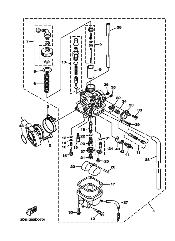 Carburetor assy