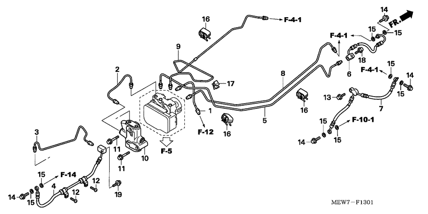 Brake lines/pcv.