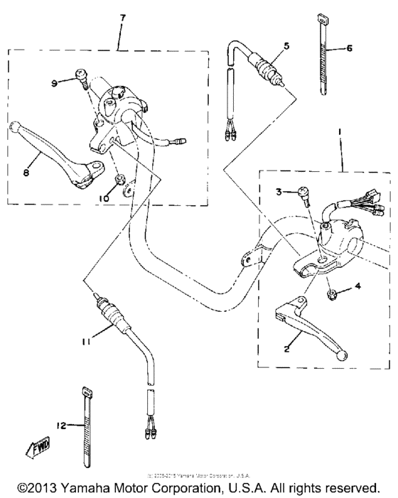 Handle switch-lever
