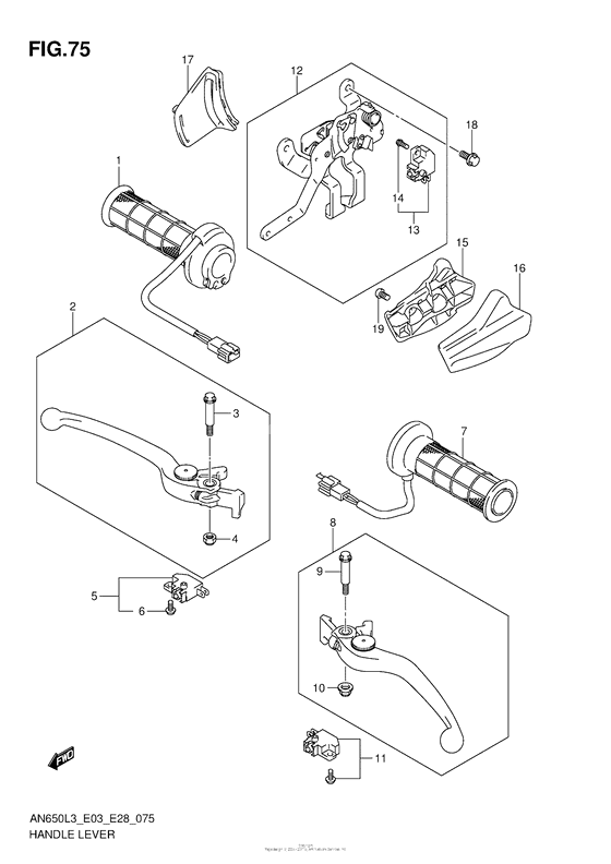 Handle Lever (An650Zl3 E28)