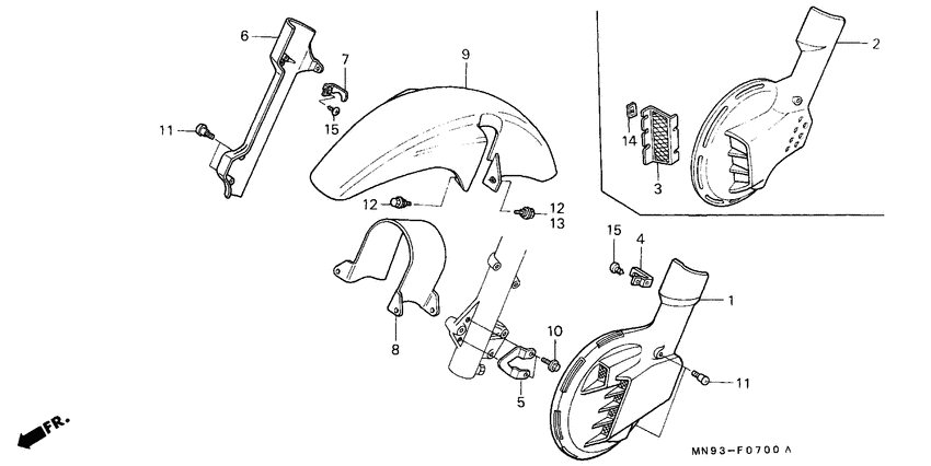 Front fender/ front disc cover