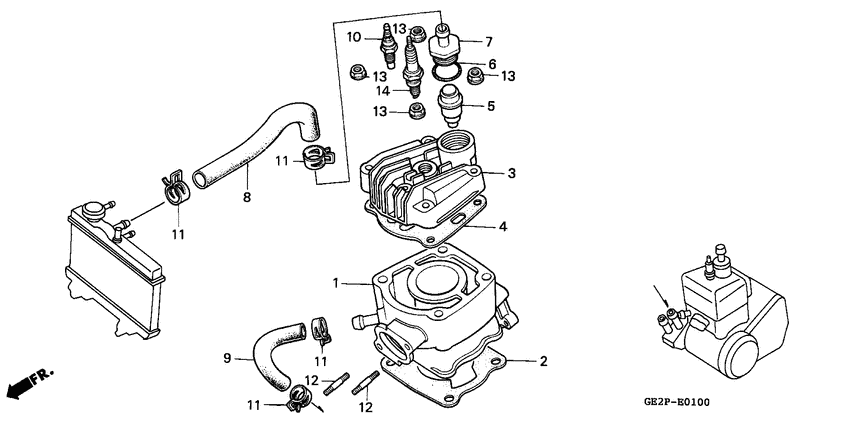 Cylinder/cylinder head