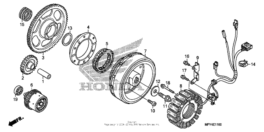 VT1300CR (ABS) Генератор