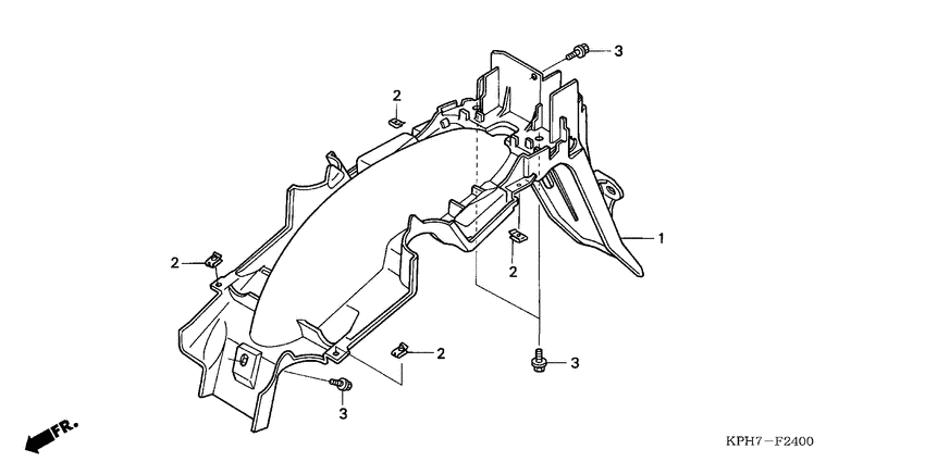 ANF125T Заднее крыло