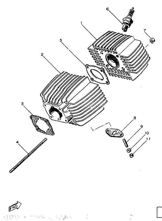ME50 Cylindre - culasse
