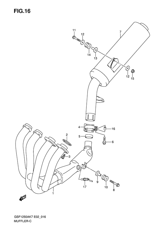 Muffler comp