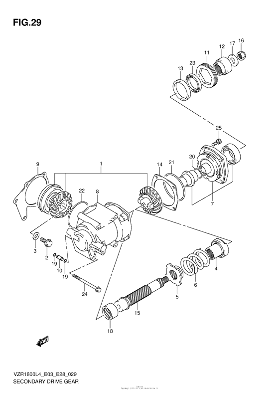 Secondary Drive Gear