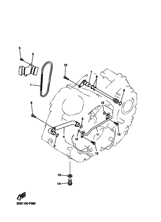 XVS1300CT Маслонасос